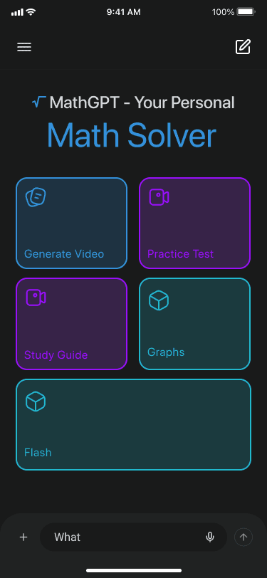 MathGPT mobile product screen 1