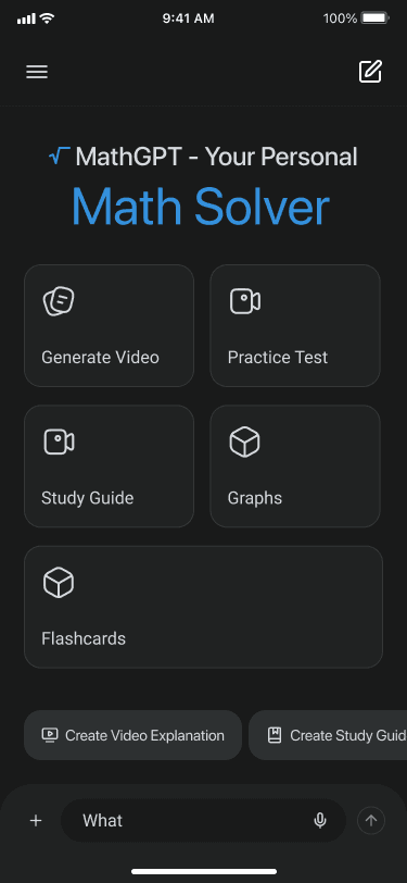 MathGPT mobile product screen 6